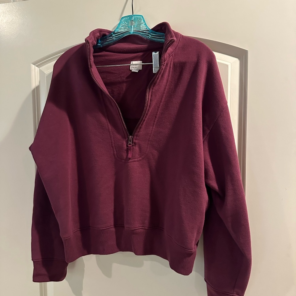 Dark Purple/Maroon 1/4 zip pullover